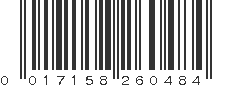 UPC 017158260484