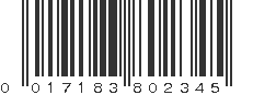 UPC 017183802345