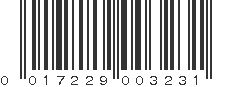 UPC 017229003231