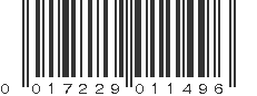 UPC 017229011496