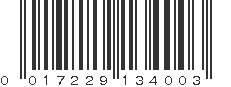 UPC 017229134003