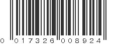 UPC 017326008924