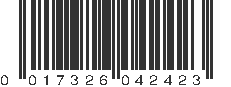 UPC 017326042423