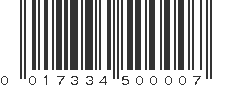 UPC 017334500007