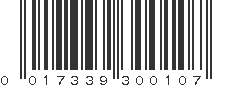 UPC 017339300107