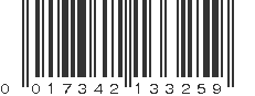 UPC 017342133259