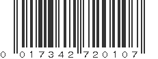 UPC 017342720107