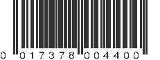 UPC 017378004400