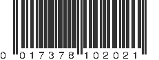 UPC 017378102021