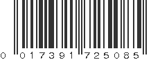 UPC 017391725085