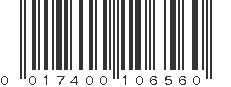 UPC 017400106560