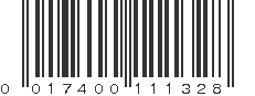 UPC 017400111328