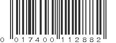 UPC 017400112882