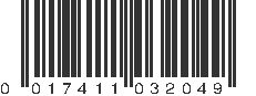 UPC 017411032049