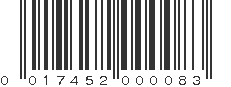 UPC 017452000083