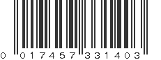 UPC 017457331403