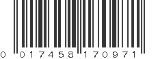 UPC 017458170971