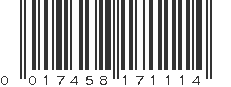 UPC 017458171114