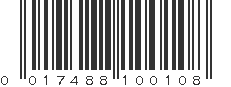 UPC 017488100108