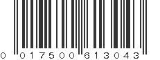 UPC 017500613043