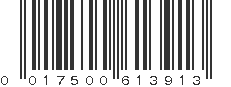 UPC 017500613913