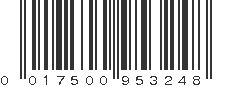 UPC 017500953248