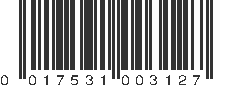 UPC 017531003127