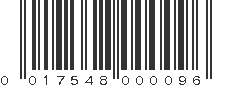 UPC 017548000096