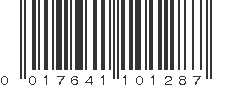 UPC 017641101287