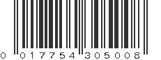 UPC 017754305008