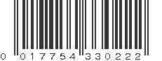 UPC 017754330222