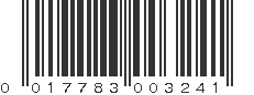 UPC 017783003241