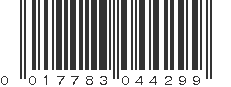 UPC 017783044299