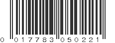 UPC 017783050221