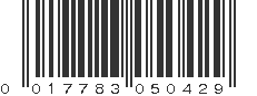 UPC 017783050429