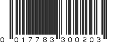 UPC 017783300203