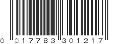 UPC 017783301217