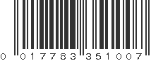 UPC 017783351007