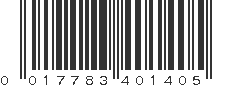 UPC 017783401405