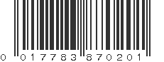 UPC 017783870201