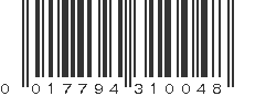 UPC 017794310048