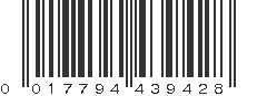 UPC 017794439428