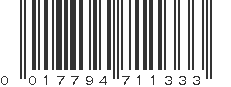 UPC 017794711333