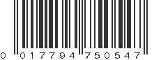 UPC 017794750547