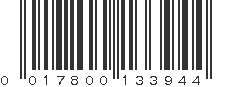 UPC 017800133944