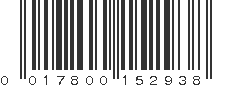 UPC 017800152938