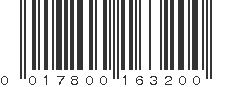 UPC 017800163200