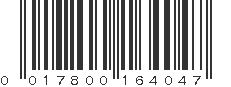 UPC 017800164047