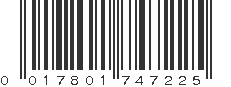 UPC 017801747225