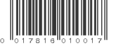 UPC 017816010017